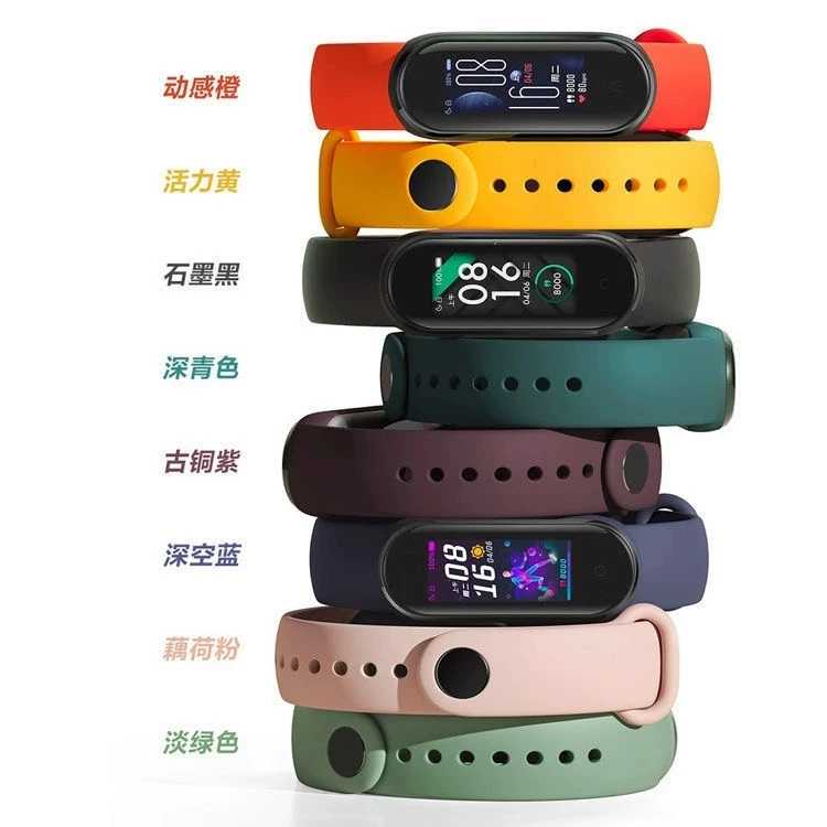 Фотография №1 товара Ремешок спортивный для Xiaomi Mi Band 6, сменный силиконовый браслет