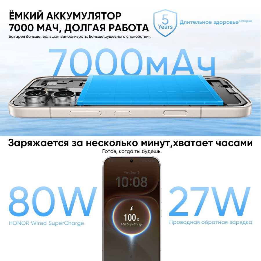 Фотография №5 товара Новый смартфон HONOR 600 (русская версия) 5G, процессор Snapdragon 7