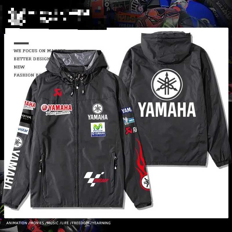 Yamaha Motorcycle Fleet, высококачественный топ с капюшоном, мужская и женская весенне-осенняя штурмовая куртка, куртка, куртка Пальто и куртки