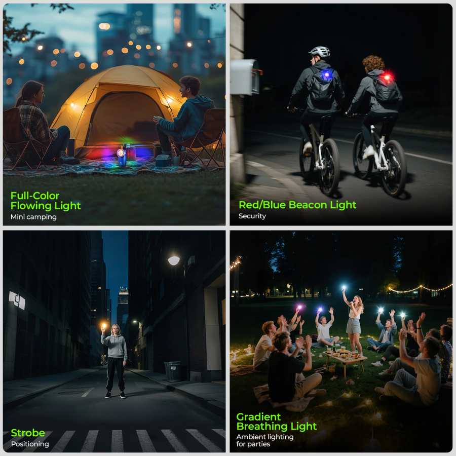 Фотография №5 товара Wurkkos HD03 680LM Мини-фонарь с клипсой, USB-перезаряжаемый карманный фонарик/прожектор, портативный