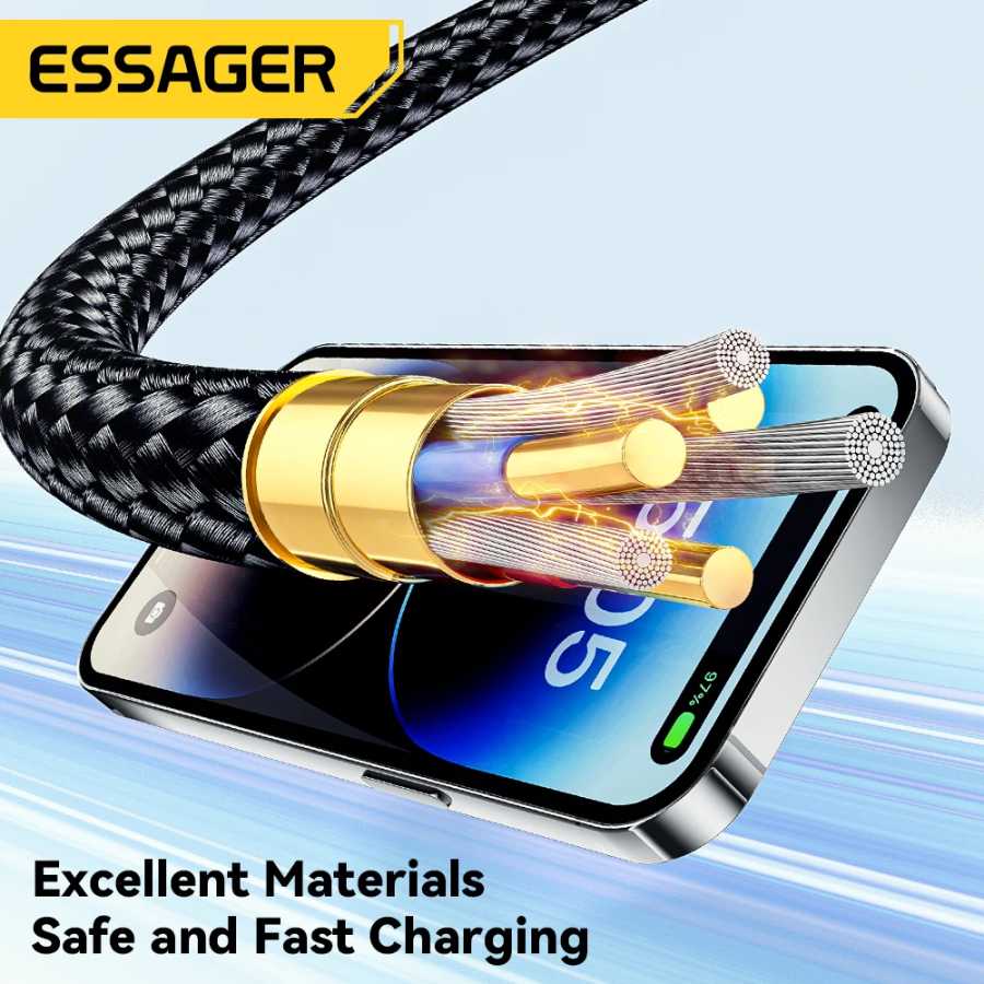 Фотография №5 товара Кабель Essager USB C для IPhone 14 13 12 11