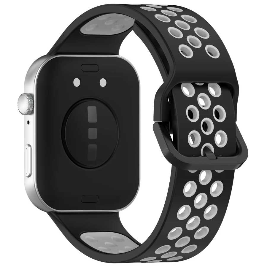 Фотография №2 товара Двухцветный силиконовый ремешок для Samsung Galaxy Fit 3, браслет для