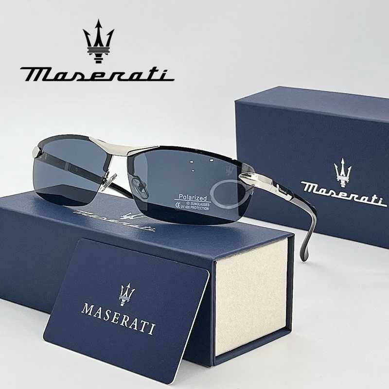 MASERATI поляризационные солнцезащитные очки UV400, легкие безрамочные очки для езды на велосипеде для мужчин и женщин, унисекс, для занятий спортом на открытом воздухе, для ежедневного использования Очки и аксессуары