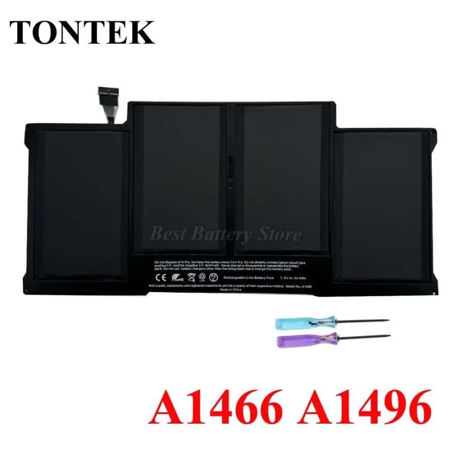 Новый аккумулятор A1466 A1496 для Apple MacBook Air 13 дюймов A1466 2013 2014 2015 2017 MD760LL/A MD761CH/A Аксессуары для ноутбуков