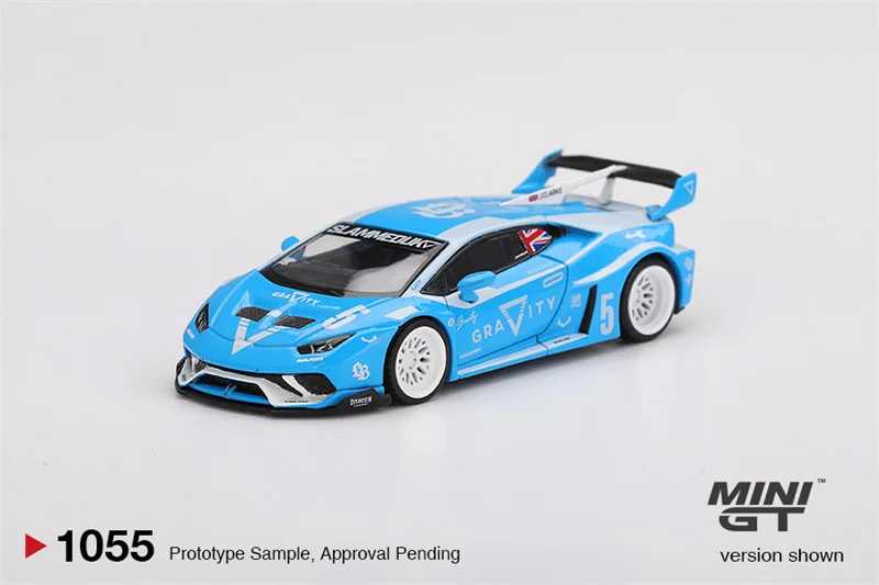 Фотография №2 товара Модели автомобилей MINI GT 1:64 LB-WORKS: Mustang Tripl/Huracán GT GRAVITY