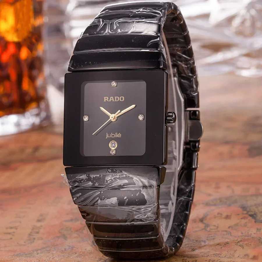Популярные оригинальные часы Rado в классическом стиле для мужчин и женщин, керамические, с циферблатом 39 мм, модные, простые, высококачественные, спортивные, кварцевые, часы AAA Ванна и душ