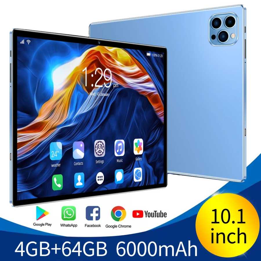2025 Global BDF Android 13 Android-планшет 4 ГБ + 64 ГБ HD сенсорный экран двойная карта WIFI 6000 мАч аккумулятор восьмиядерный Планшеты