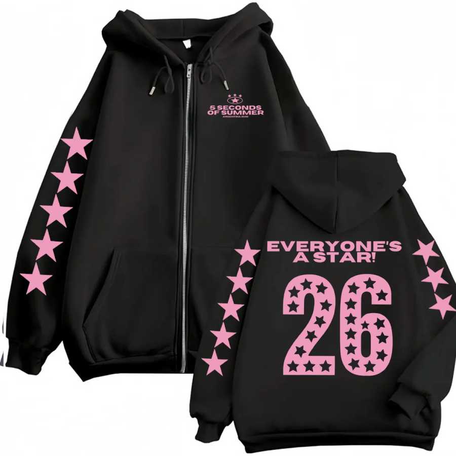 Фотография №2 товара Толстовки на молнии 5 Seconds of Summer Everyone's A Star