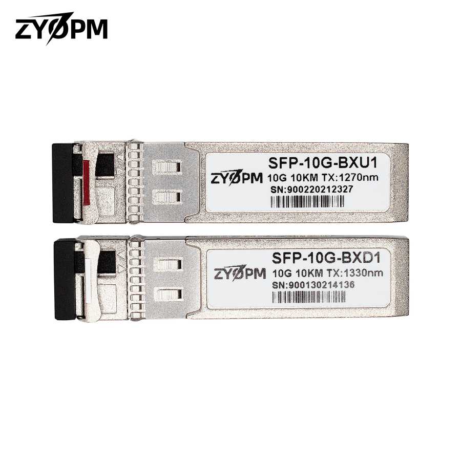 Фотография №2 товара 10G SFP+ BIDI 10-100 км, трансивер 1270 нм/1330 нм для