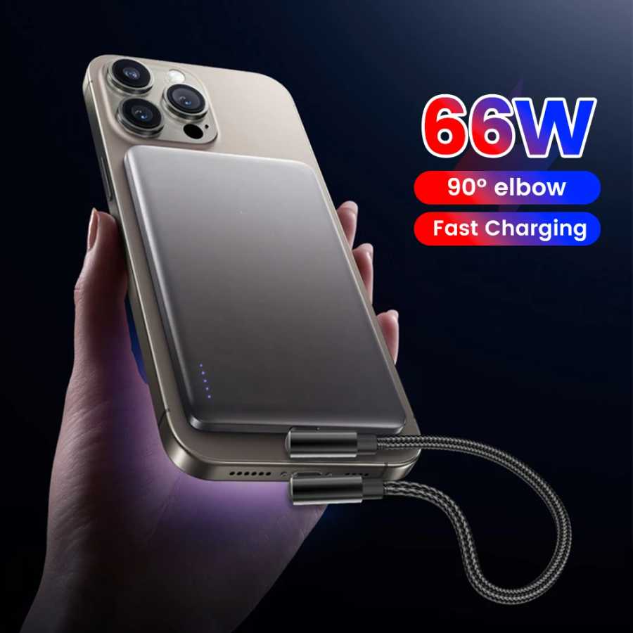 Фотография №1 товара Короткий USB-кабель типа C, 66 Вт, 0,25 м/0,5 м, 90-градусный