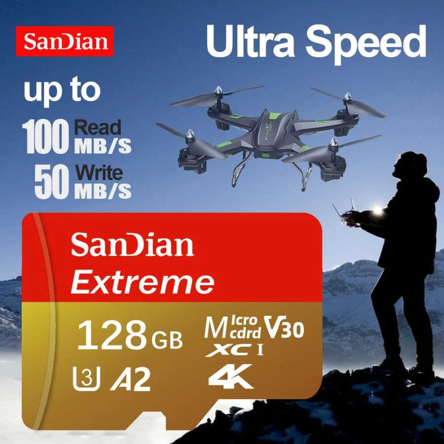 Фотография №2 товара Высокоскоростная карта памяти Micro TF SD UHS-I U3 V30 32