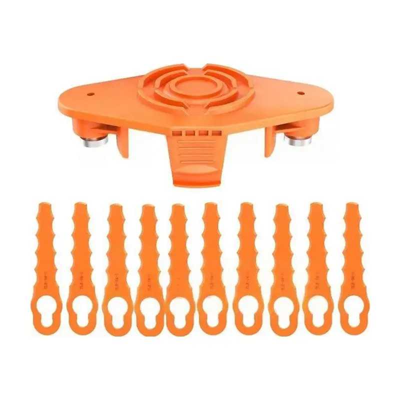 AB66-пластиковые лезвия для газонокосилок WORX WG150, сменные лезвия для газонокосилок WORX. Сверла, пилы и режущие инструменты