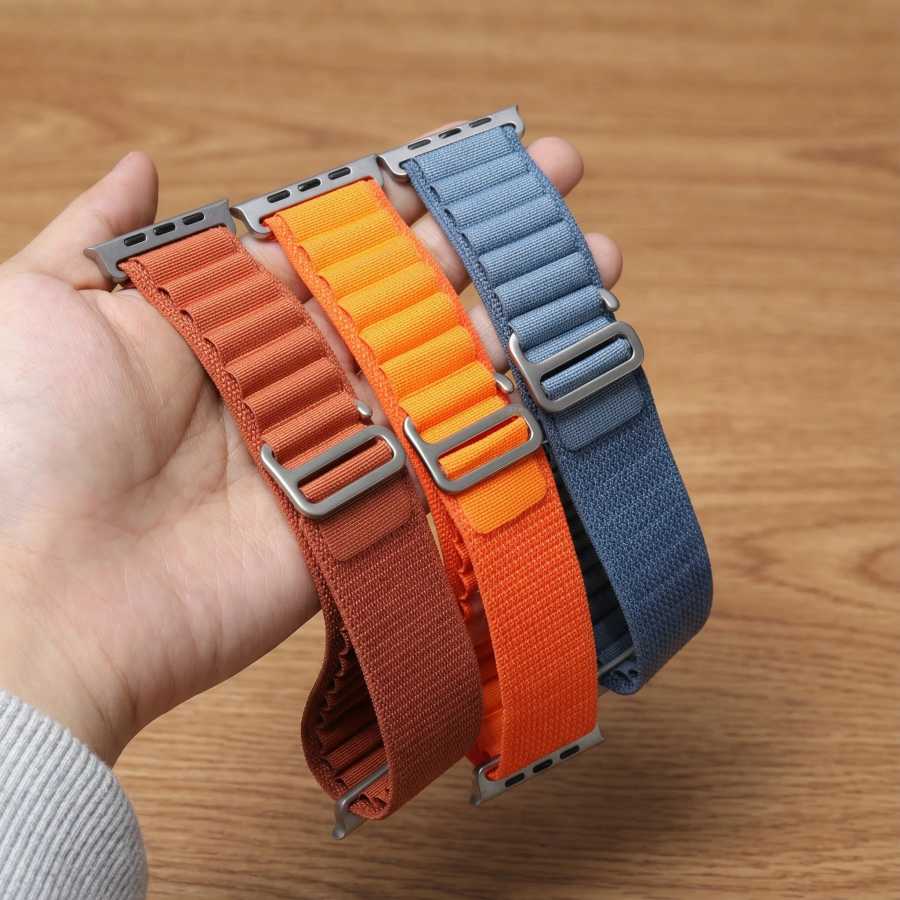 Альпийская петля для Apple Watch ultra 3 2 ремешка 49 мм 44 мм 40 мм 41 мм 45 мм 42 мм 46 мм браслет correa iWatch series 9 8 7 SE 10 11 ремешок Аксессуары для часов