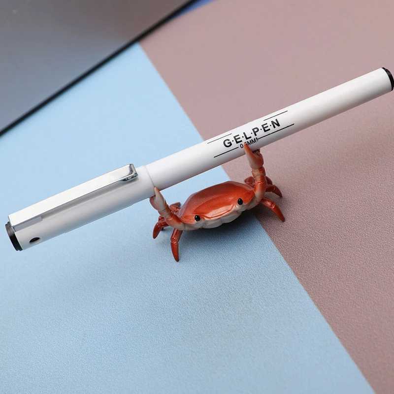 Настольный держатель для ручек Funny Crab в виде креативных канцелярских принадлежностей Настольные аксессуары и органайзеры