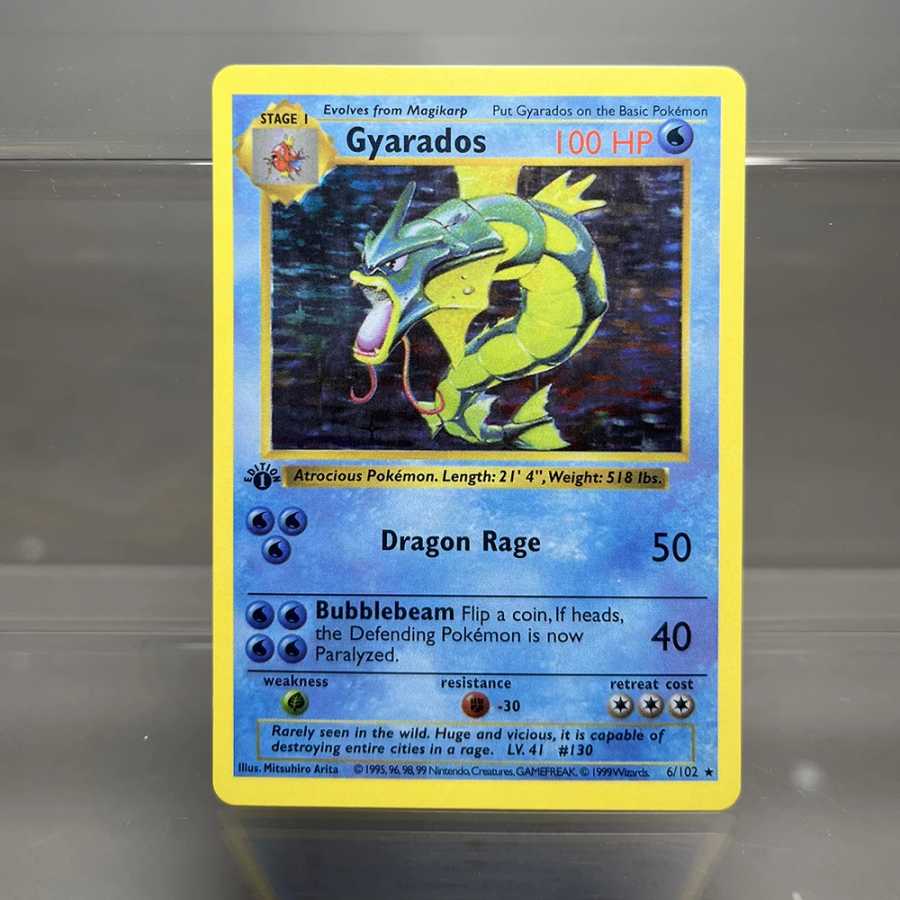 Фотография №3 товара Карты PKM, 1-е издание Charizard Blastoise Dragonite 1996, базовый набор,
