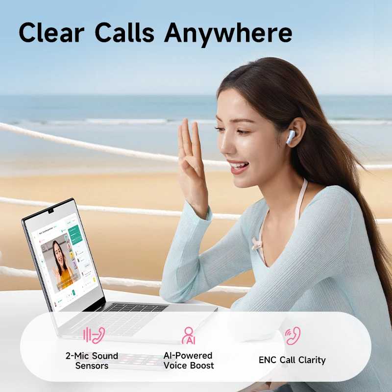 Фотография №4 товара Baseus Bass BS2 Lite True Wireless Наушники Bluetooth 6.0 Наушники-вкладыши