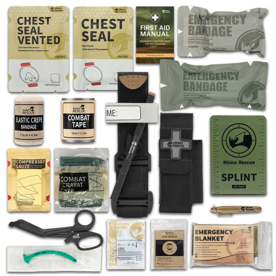 Набор медицины Rhino Rescue Trauma Kit для наполнения аптечки и экстренных ситуаций Аварийные средства безопасности