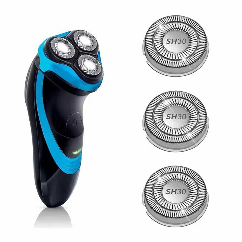 SH30 SH50 SH70 SH90 3 шт. сменные головки для бритв Philips Norelco серии 3000 2000 1000 Comfortcut сменные лезвия для бритвы Бритье и удаление волос