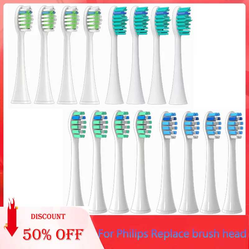 Сменные насадки для зубной щетки Philips Sonicare серии HX3/HX6/HX9 HX3210/3211/6150/6500/6510/6530/9342/6730 Техника для красоты