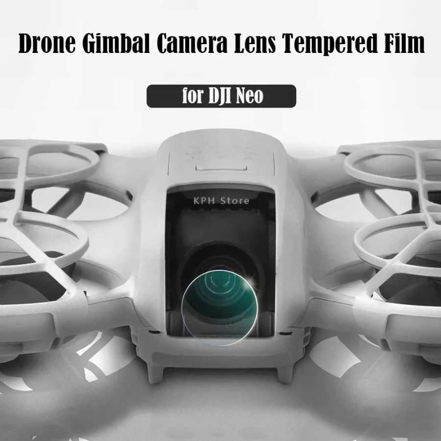 Закаленная пленка для объектива камеры дрона для DJI Neo 9H, закаленное стекло, защитная пленка от царапин, аксессуары для дрона Neo Фото- и видеотехника