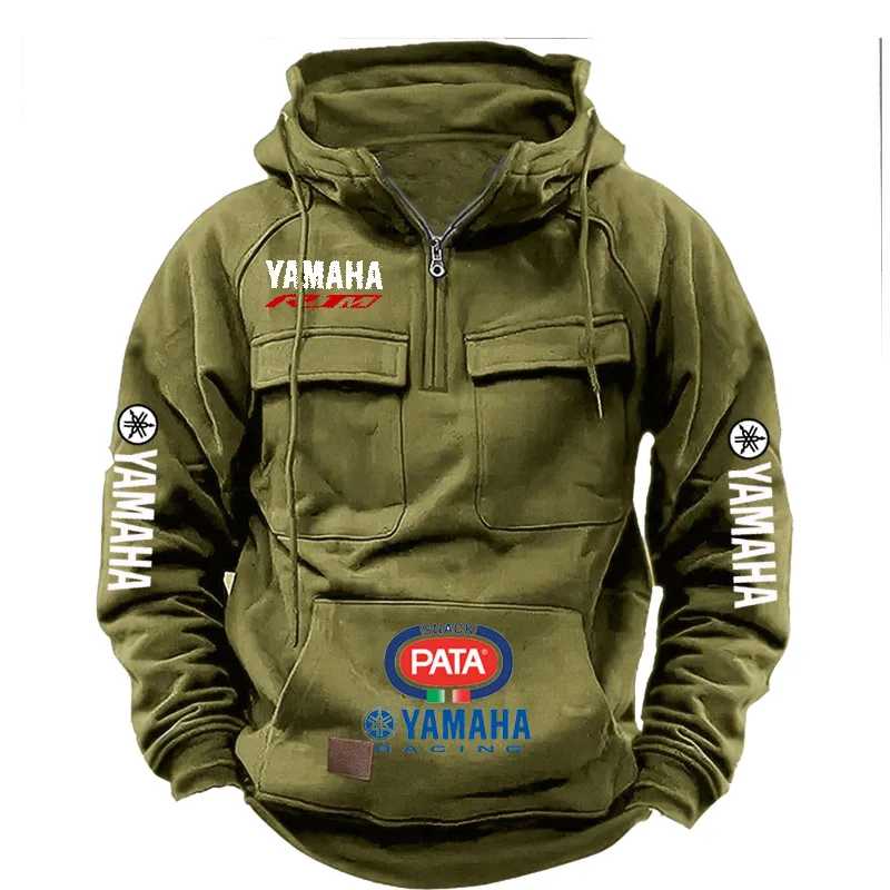 Фотография №2 товара Мужская толстовка Yamaha в рабочем стиле, весна-осень, новая модель, модная,