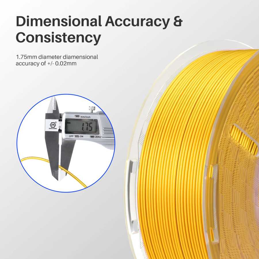 Фотография №3 товара ELEGOO Silk PLA Filament 1.75 мм 1 кг, филамент для
