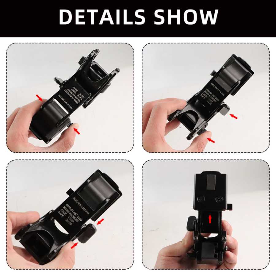 Фотография №1 товара Тактические шлемы BOOIU, кронштейн ночного видения для NVG PVS-14/PVS-7, быстрое