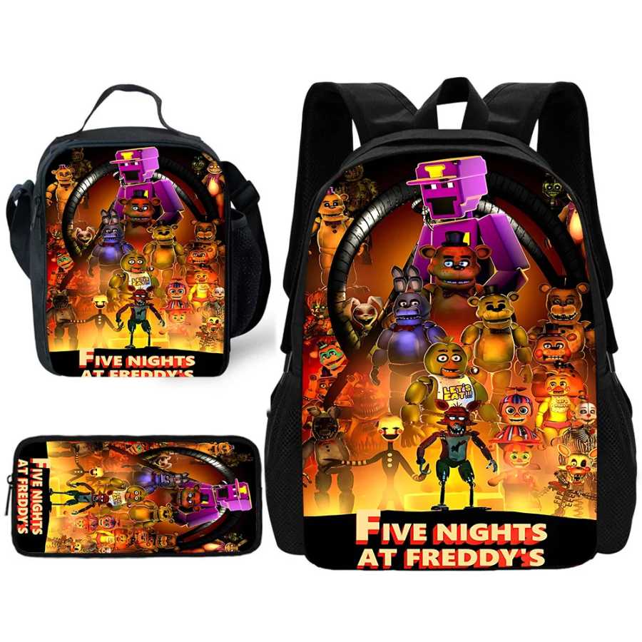 Фотография №2 товара Детский популярный школьный рюкзак в стиле аниме F-Five Nights At