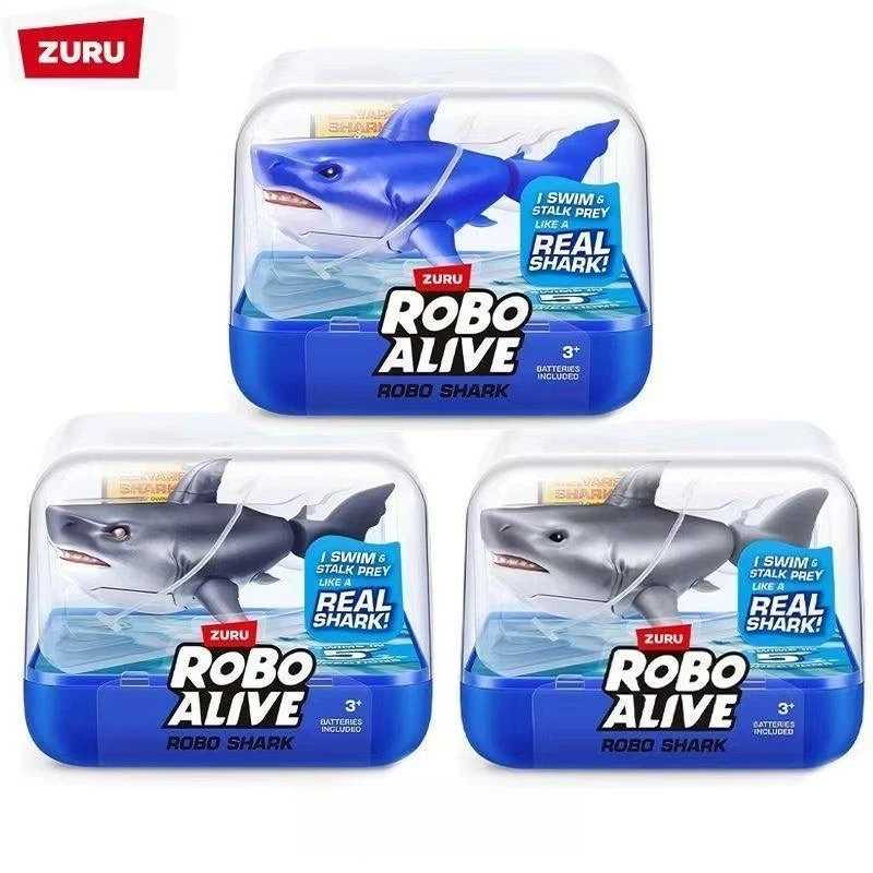 Игрушка-акула ZURU Robo Alive, активируемая водой, подарок для ребенка Электронные игрушки
