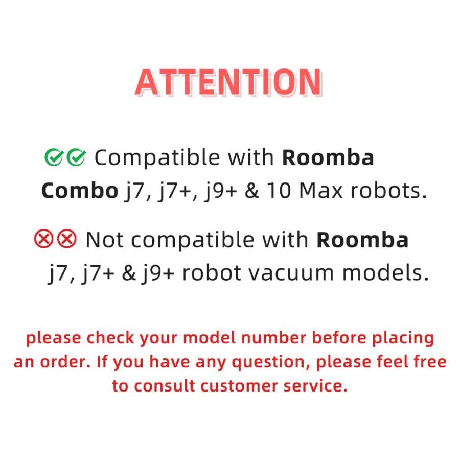 Фотография №1 товара Подходит для iRobot Roomba Combo j7+, Roomba Combo j9+, аксессуары