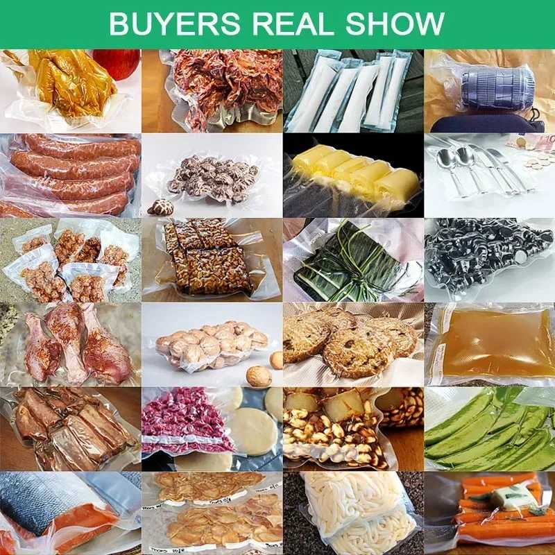 Фотография №2 товара Вакуумные упаковочные пакеты для хранения пищевых продуктов для вакуумного упаковщика,