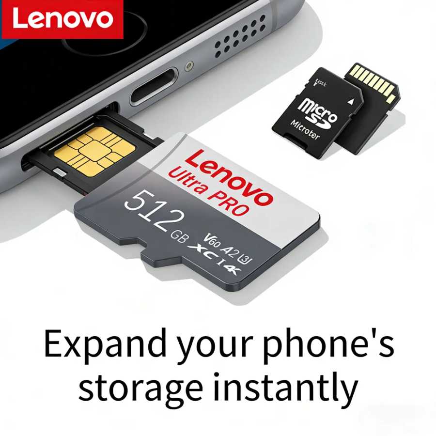 Фотография №2 товара Карта памяти Lenovo High Speed Micro TF SD 64GB 128GB
