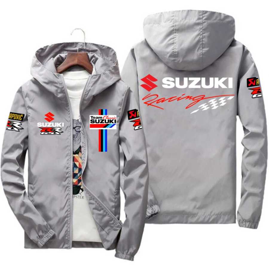Фотография №3 товара Новая весенне-осенняя куртка Suzuki Racing, мужская ветрозащитная ветровка, повседневная модная