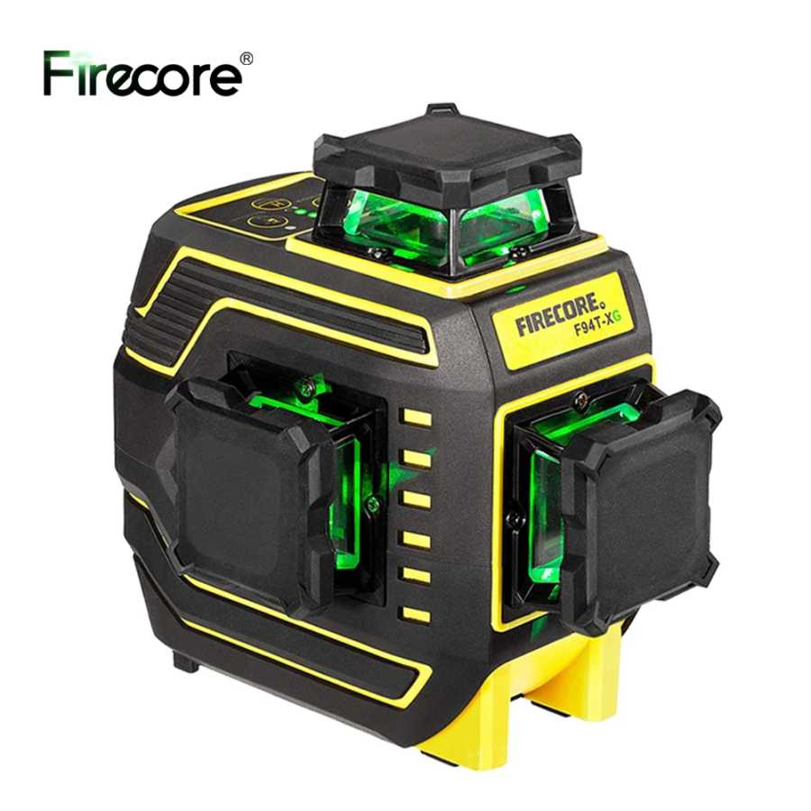 FIRECORE F94T-XG/F95T-XG/F95T-4G/G20/G30/G50/G60 Зеленый лазерный уровень 360 3D/4D 16/12/5/2 линии Инструменты для измерения и анализа