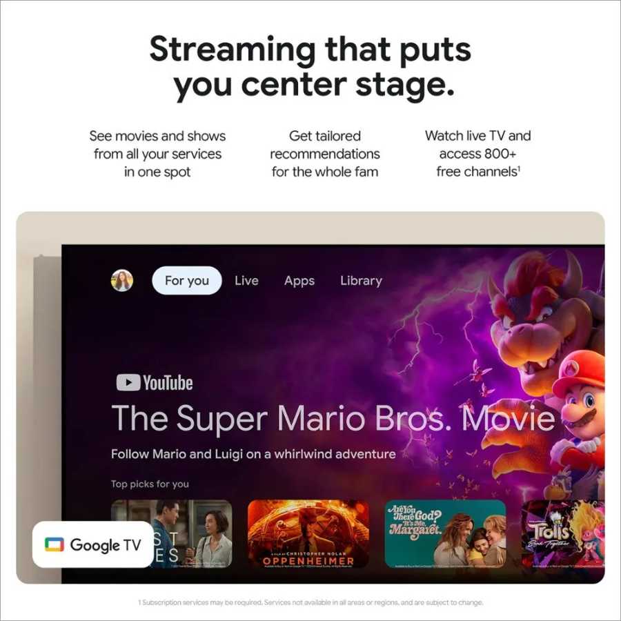 Фотография №2 товара Новый Google TV Streamer (4K) в наличии, Android 14, 32