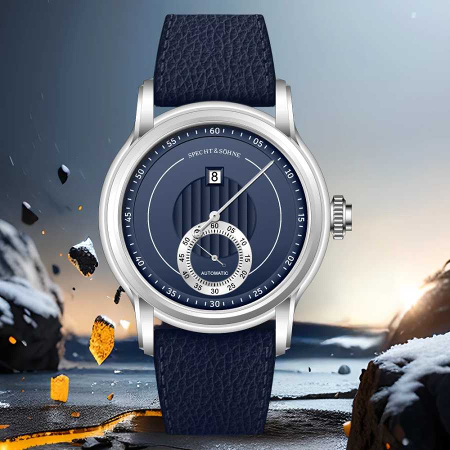 Новые роскошные часы Specht & S&ouml;hne Jump Hour 2026 года, автоматические механические часы для мужчин, сапфировое стекло, наручные часы из нержавеющей стали 