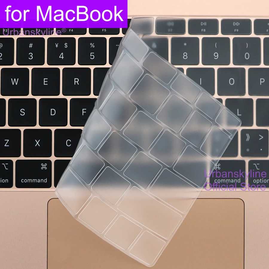 Чехол для клавиатуры для Macbook Air 13 M1 11 Pro 13 14 Max 16 Touch Bar ID 15 17 12 Retina, силиконовый защитный чехол A2337 A2442 Аксессуары для ноутбуков