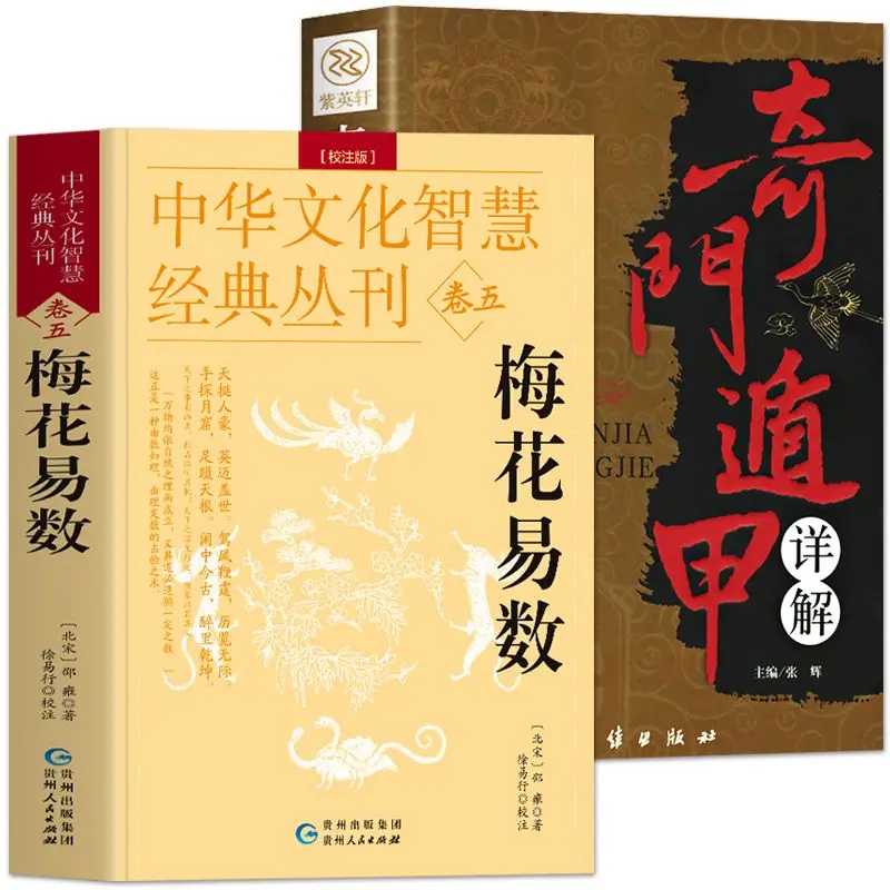 Сливовый цвет Yi Shu Qi Men Dun Jia Yi Jing Da Quan Yin Yang Wu Yao Feng Shui Zhou Yi Книги