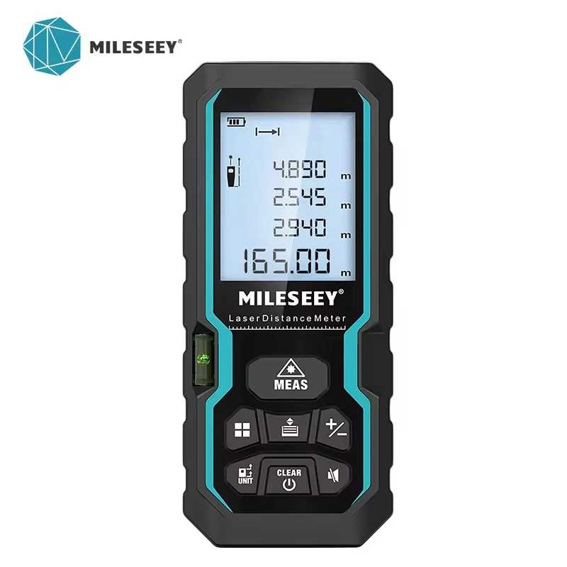 Лазерный дальномер Mileseey UZ S6 40м/120м с уровнем, ЖК-дисплеем с подсветкой и функцией измерения расстояния Инструменты для измерения и анализа
