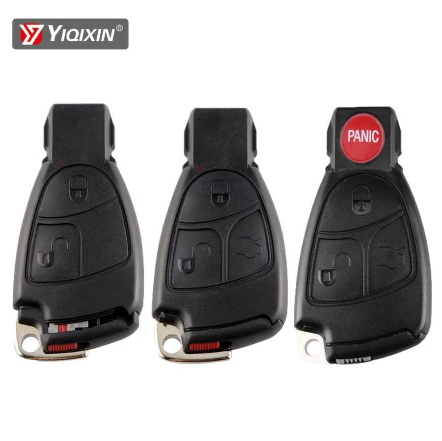 YIQIXIN для Mercedes Benz B C E S ML S SL SLK CLK CL Class AMG W203 W204 W210 W211 W212 чехол для автомобильного ключа с дистанционным управлением без логотипа Стартеры