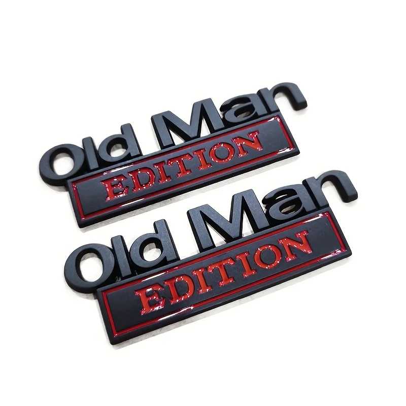 Фотография №4 товара Old Man Edition 3D эмблема наклейка значок на крыло забавные