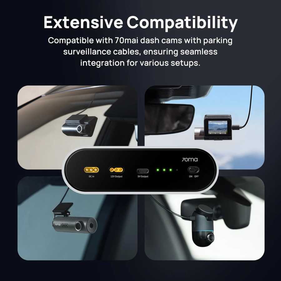 Фотография №5 товара Для резервной батареи 70mai Dash Cam, 96 Втч LiFePO4, режим