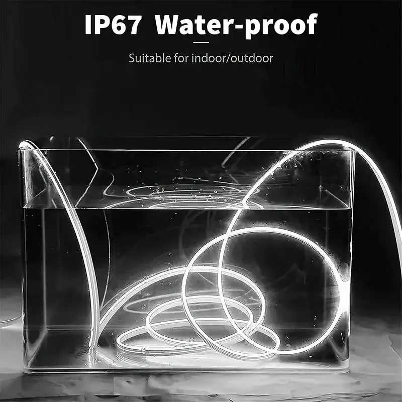 Фотография №4 товара Силиконовая USB LED-лента, гибкая, с регулировкой яркости и 3 цветовыми