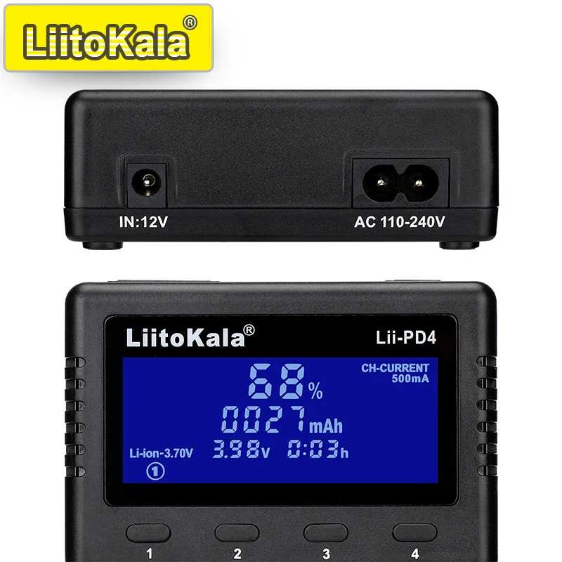 Фотография №3 товара LiitoKala Lii-PD4/PD2 Зарядное устройство AC PD ЖК-дисплей Быстрая зарядка с