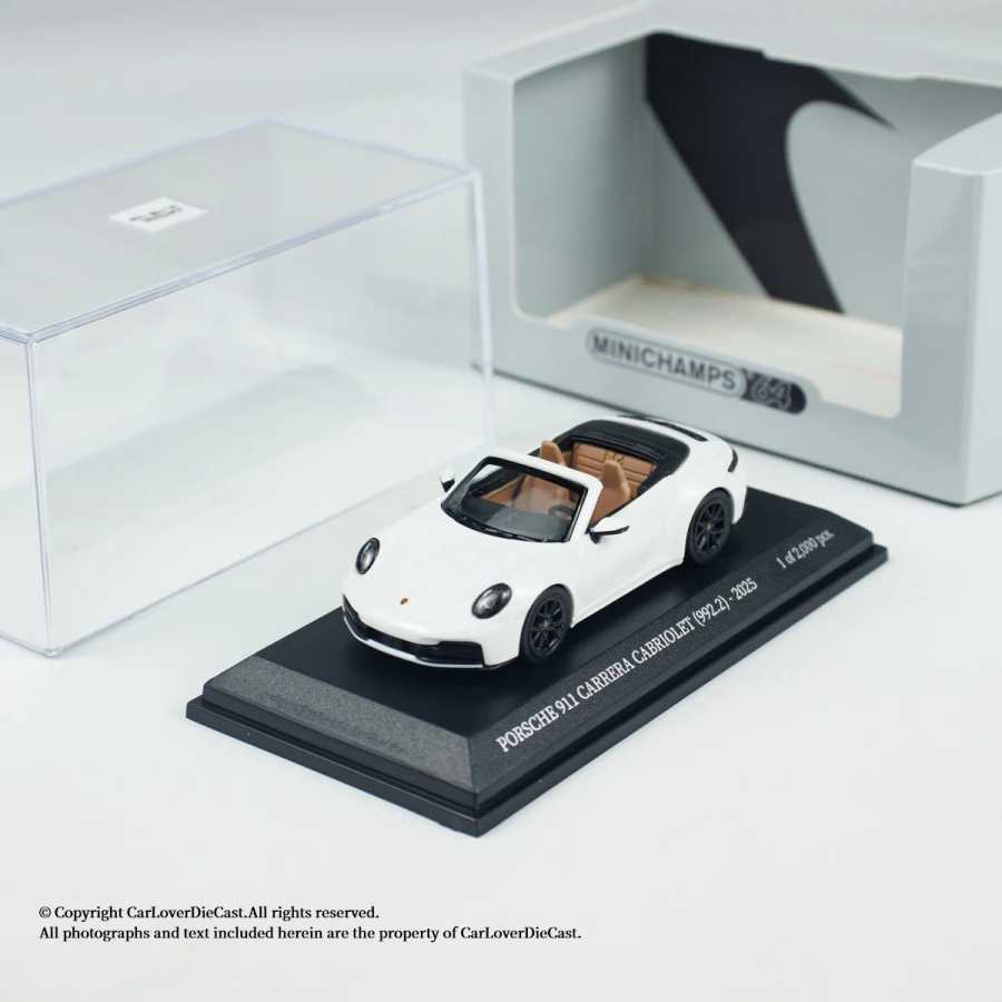 Фотография №2 товара Minichamps 1/64 Porsche 911 (992.2) Carrera GTS, литая под давлением