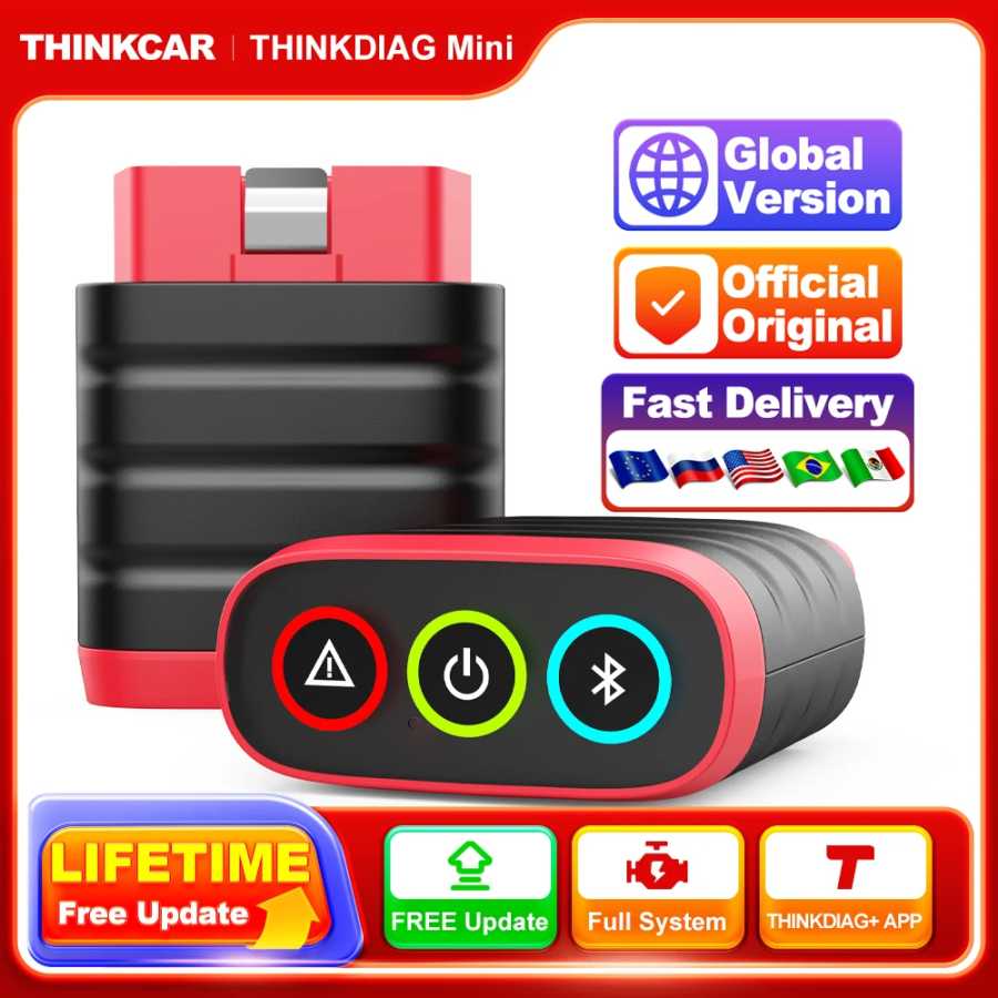 THINKCAR THINKDIAG MINI Obd2 сканер для Auto Full Obd 2-функциональная система диагностический инструмент автомобильный диагностический считыватель кодов PK ELM327 Инструмент для ремонта автомобилей