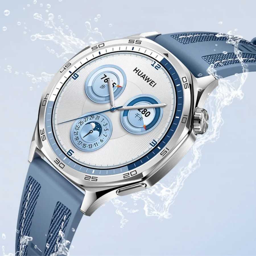 Фотография №2 товара 22mm Silicone Band for Huawei Watch GT5 Pro 46mm Sport
