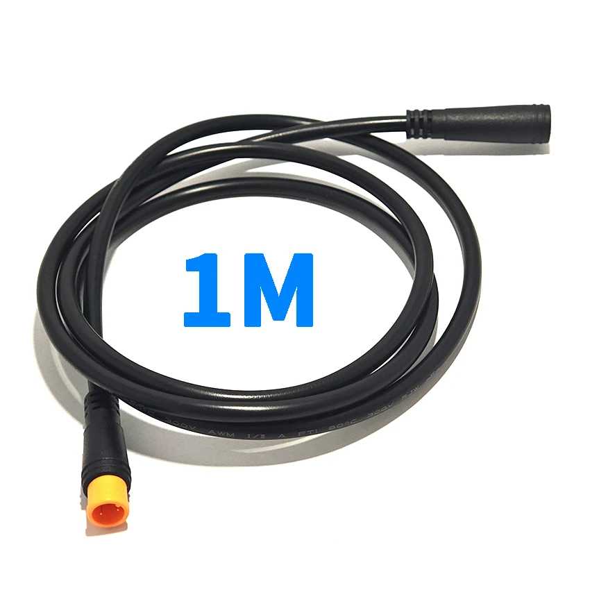 Кабель для подключения солнечных панелей M8-2 3 4 5PIN (штекер-гнездо), удлинительный кабель для электровелосипедов, водонепроницаемый кабель для передачи сигналов и датчиков Электрика