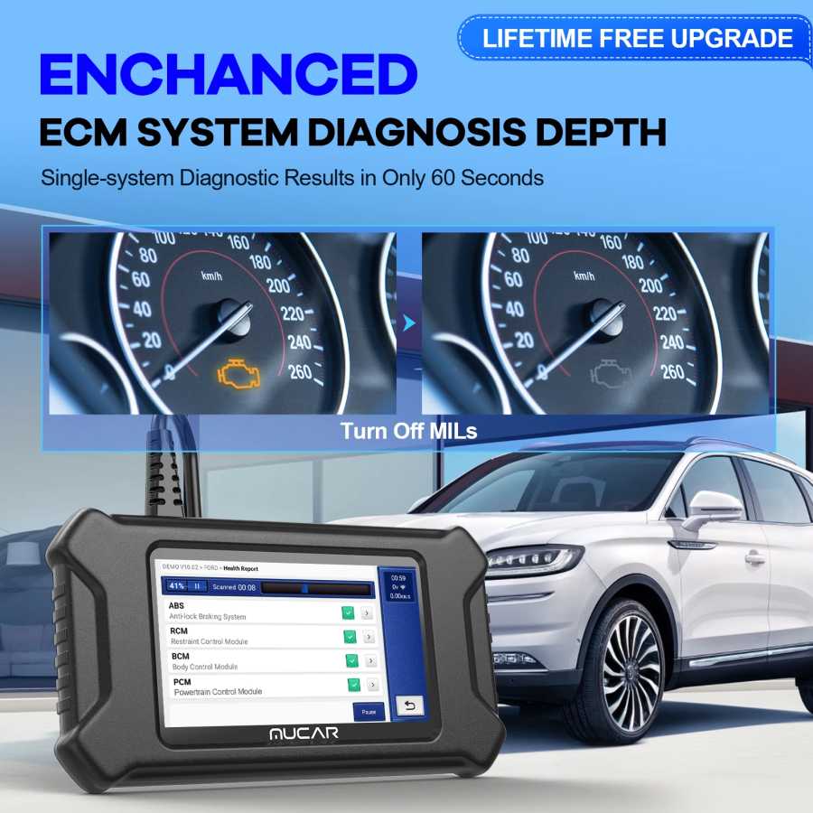 Фотография №4 товара Сканер MUCAR CS90 OBD2 28, услуги сброса, пожизненное бесплатное обновление,