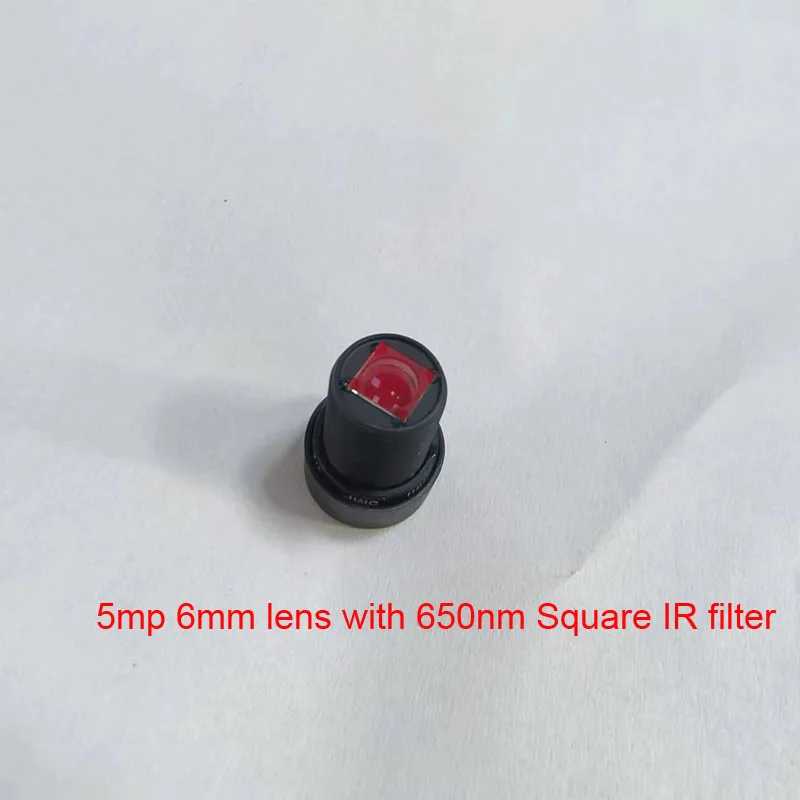 Фотография №1 товара DIY 5MP 6-мм объектив с ИК-фильтром 650 нм 1/2.5 M12
